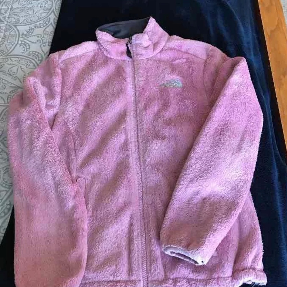 Pink Soft North Face Jacket